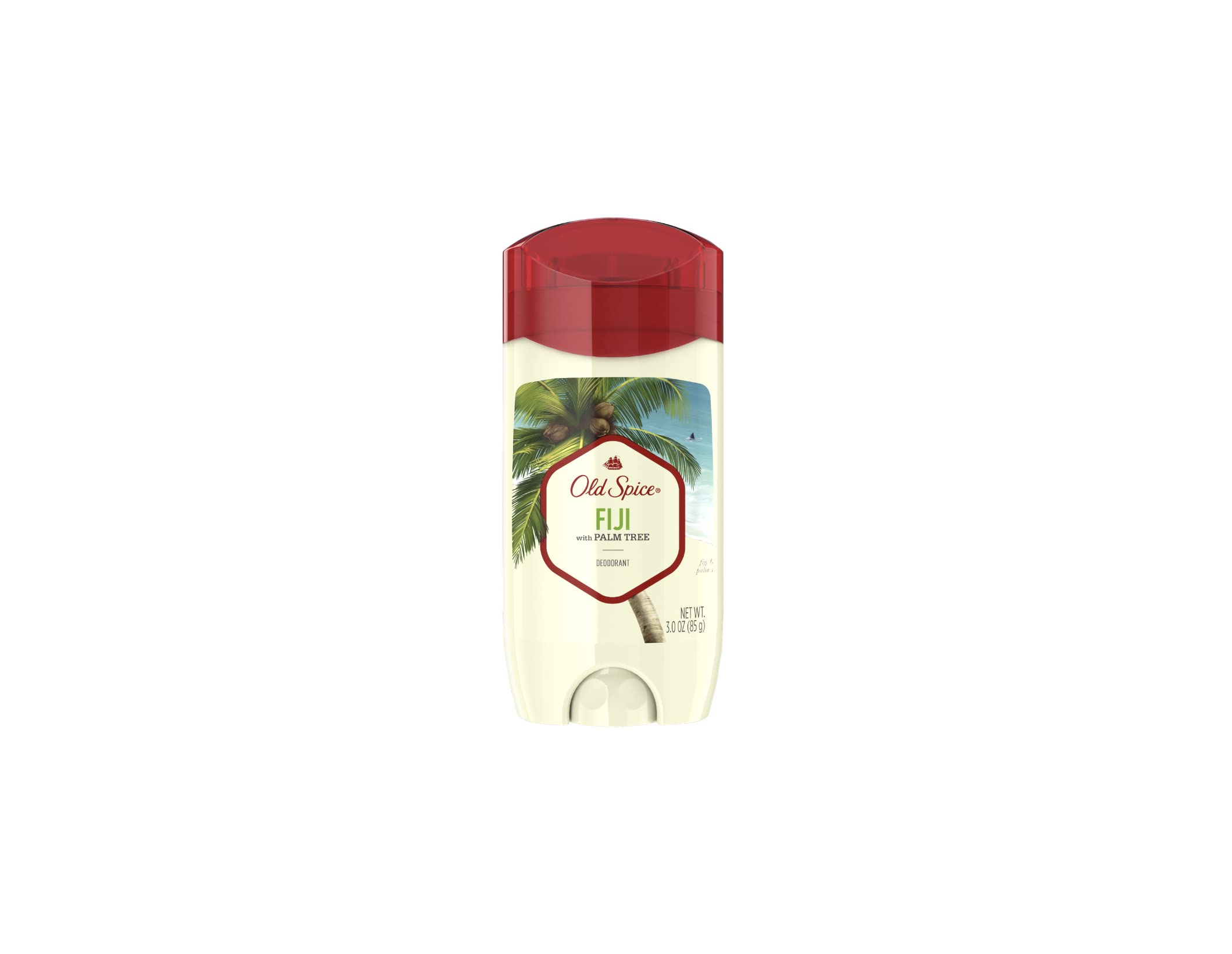 Old Spice Invisible Solid Antiperspirant Deodorant for Men Fiji with Palm Tree Scent Inspired by Nature, 2.25 oz