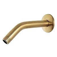 Kingston Brass K208M7 Trimscape 8-Inch Shower Arm with Flange, Brushed Brass