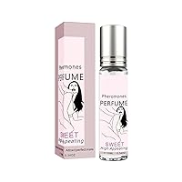 Pheromones Infused Essential Oil Perfume Cologne - Unisex for Women/Men, Refreshing & Long-Lasting Light Fragrance Pheromone Perfume Roll On Perfume Party Perfume 10ml, 0.34 Oz (Sweet)
