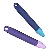 Kid-Friendly Pens for Touch Screens - 2 Pack of Purple and Blue Stylus Pens Compatible with Kindle, iPad, iPhone