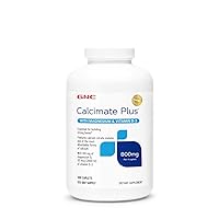 GNC Calcimate Plus Magnesium & Vitamin D-3 800mg | Most Absorbable Form of Calcium | 500 Count