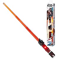 STAR WARS Lightsaber Forge Kyber Core Darth Vader, Officially Licensed Red Customizable Electronic Lightsaber, Toys for 4 Year Old Boys and Girls