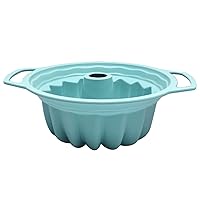 Steamable Silicone Cake Mold Flower Type Non-Stick Cake Pan Kitchen Baking Bakeware Home Baking Tool With Handle Cake Baking Tools And Accessories Gadgets