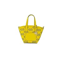 Michael Kors Kimber Small Daffodil Leather 2-in-1 Zip Tote Messenger Bag Women's Purse