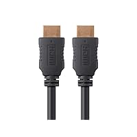 Monoprice HDMI High Speed Cable - 5 Feet - Black, 4K@60Hz, HDR, 18Gbps, YUV 4:4:4, 28AWG - Select Series
