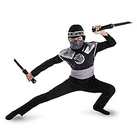 Disguise Dark Raven Ninja Classic Costume - Large (10-12)