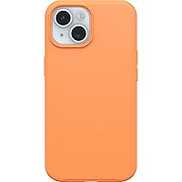 OtterBox iPhone 15, iPhone 14, and iPhone 13 Symmetry Series Case - SUNSTONE (Orange), snaps to MagSafe, ultra-sleek, raised edges protect camera & screen