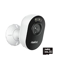 REOLINK Lumus Bundle with 256GB microSD Card, 2K 4MP, Plug-in, Color Night Vision with Bulit-in Spotlights, 2.4/5GHz Dual-Band WiFi