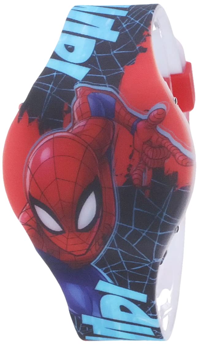 Marvel Spider-Man Kids' SPD4492 Digital Display Quartz Red Watch
