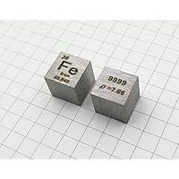 10 mm Iron Metal Cube 99.99% Pure for Element Collection Lab Experiment Material Hobbies Substance Block Display