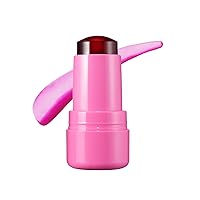 Cooling Water Jelly Tint, Burst (Poppy Pink) - 0.17 oz - Sheer Lip & Cheek Stain - Buildable Watercolor Finish - 1,000+ Swipes Per Stick - Vegan, Cruelty Free