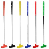 6pcs Two Way Junior Golf Putter Kids Putter Both Left and Right Handed Easily Use 5 Sizes for Ages 3-5 6-8 9-12 13-15 Adult