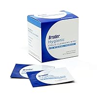 Bruder Hygienic Eyelid Cleansing Wipes | Rinse-Free Exfoliating Wipes Remove Excess Oil and Debris from Eyelids & Lashes | Remove Make Up & Oil l Eye Care l Eye Cleanse l Non-Allergenic l 30 Count Box