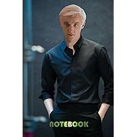 Notebook : Draco Malfoy Notebook Lined Pages Diary, Thankgiving Notebook , School , home and Writing Journal #112