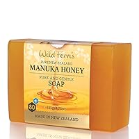 Wild Ferns Manuka Honey Pure and Gentle Soap, 99% Natural, 135 grams