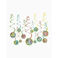 amscan Cocomelon Swirl Decorations with Cutouts - 5