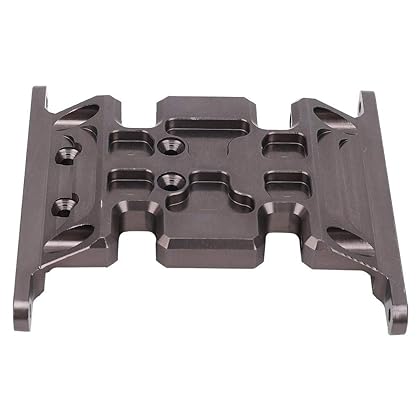 Tbest RC Gearbox Base, RC Gearbox Bottom Protection Plate Aluminum Alloy Gearbox Mounting Bases RC Part Car Model Accessory