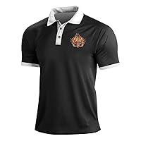 Men's Shirts Casual Breathable Short Sleeve Polo Shirt Sport T- Mask Printed T Shirts, S-5XL