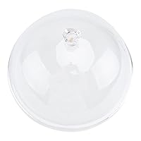 BESTOYARD Transparent Dust Cover Cupcake Stands Cheese Butter Platter Cupcake Pan Clear Cake Cover Dessert Serving Dome Microwave Tray Cake Cover Dome Fly Food Acrylic Shelf White