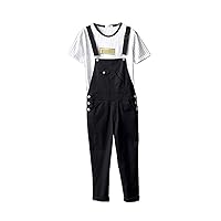 Unisex Overalls with Suspenders for, Slim-Fitting Ankle-Length Pants, Korean-Style Youth Casual Pants, Trendy Candy