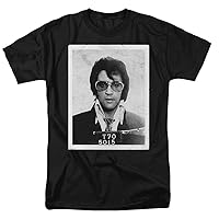 Popfunk Classic Elvis Presley Mugshot Poster T Shirt & Stickers