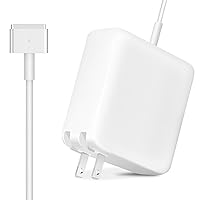 Mac Book Pro 85W Charger Replacement for Mac Pro 15-Inch 13-Inch 2012-2017 Retina Display Ac 85W 2 T Connector Power Adapter, Laptop Charger Compatible with Mac Pro(Late 2012-2017)