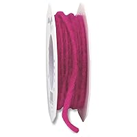 Elbe Cord Ribbon, 5mm-15m, Shocking Pink