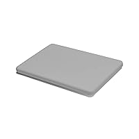 Shower Seat Foam Cushion, Waterproof and Slip-Resistant, Easy to Clean, Silver