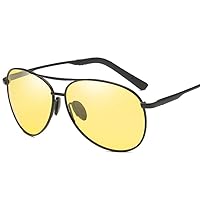 HD Night View Driving Glasses Polarized UV400 Anti-Glare Rain Day Night Vision Cycling Day Nighttime Safty Sunglasses