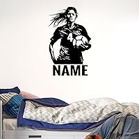 Wall Decal Soccer Player - Custom Sports Wall Decal - Wall Soccer Decal - Soccer Silhouette Wall Decal - Soccer Wall Decal