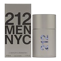 212 Men Fragrance For Men - Timeless Scent - Warm Sandalwood - Fresh Notes - Beautifully Bright Fragrance - Energetic Green With Sensual Peppery Spices - Edt Spray - 1.7 Oz