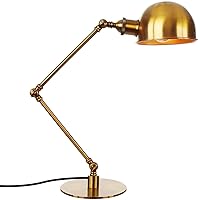 Desk Lamps,Home Office Adjustable Swing Arm Table Lamp, Pastoral Bedroom Creative Eye Protection Personality Modern Bedside Lamp Retro Lamp Iron Table Lamp