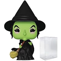 POP Movies: The Wizard of Oz 85th Anniversary - Wicked Witch Funko Vinyl Figure (Bundled with Compatible Box Protector Case), Multicolor, 3.75 inches