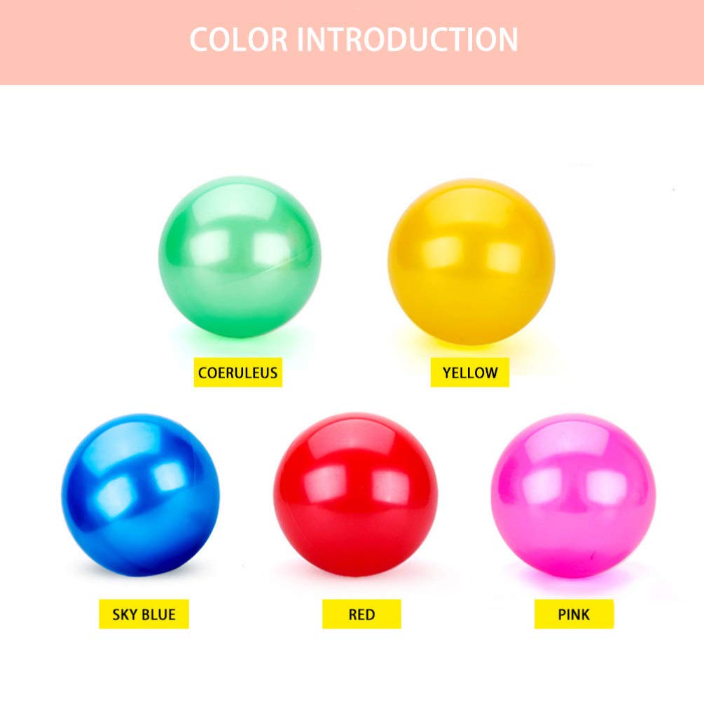 Totority Bounce Play Ball, 5pcs Flapping Ball Shimmer Ball Sports Play Ball Kickball Children Toy for Indoor Outdoor Playground Ball (Random Color)