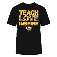 FanPrint UMBC Retrievers - Teach Love Inspire - Brocade Pattern Gift T-Shirt