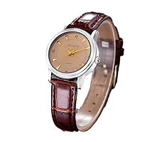 Diamond Style Watches, Simple Couple Watch - Steel Ring Leather Strap - Quartz Automatic Watch, Ladies Watch - Men's Watch