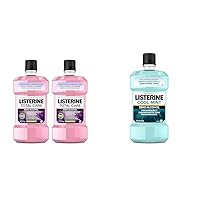 Listerine Total Care Zero Alcohol Anticavity Mouthwash, Bad Breath Treatment & Zero Alcohol Mouthwash, Alcohol-Free Oral Rinse to Kill 99% of Germs