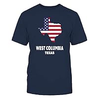 Texas American Flag West Columbia USA Patriotic Souvenir