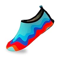 Women’s Flexible Aqua Socks, Swim Shoes, Summer Outdoor Shoes for Water Sports, Pool, Sea, Beach Activities