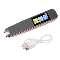 WiFi Language Translator Pen, Digital Touch Screen Quick Identification Scan Type C Reader Pen for Learning Traveling Aboard for Linux System (Rose Gold)