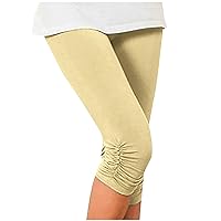 Hiking Pants Women Comfortable Thigh Slimmer Slip Elasticity Cropped Pleated, S XXXXXL