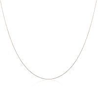 jewellerybox 9ct Rose Gold Diamond Cut Curb Chain 16