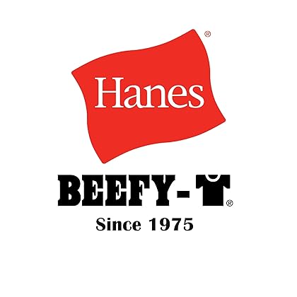 Hanes Mens Beefyt T-Shirt, Classic Heavyweight Cotton Crewneck Tee, Roomy Fit, 1 Or 2 Pack, Available in Tall