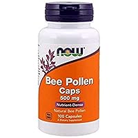 NOW FOODS Crd Bee Pollen, 100 Count