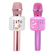 Move2Play Bluetooth Karaoke Microphone with 30 Famous Songs, Bundle