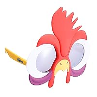 Sun-Staches Official Hei Hei Rooster Sunglasses for Kids | Disney Moana Costume Accessory | UV 400 | One Size Fits Most Kids