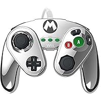 PDP Wired Fight Pad for Wii U - Metal Mario