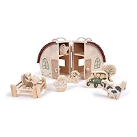 FILIBABBA - My Wooden Farm House with Animals - (FI-02777)