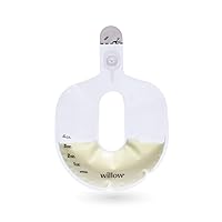 Willow Pump Spill-Proof Breast Milk Bags, 48 Count | Holds 4 oz. Per Bag | Self-Sealing Storage Bags, Recyclable & BPA Free | Breast Feeding Essential for The Willow Pump