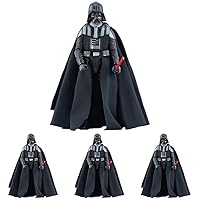 STAR WARS The Black Series Darth Vader Toy 6-Inch-Scale OBI-Wan Kenobi Collectible Action Figure, Toys for Kids Ages 4 and Up (Pack of 4)